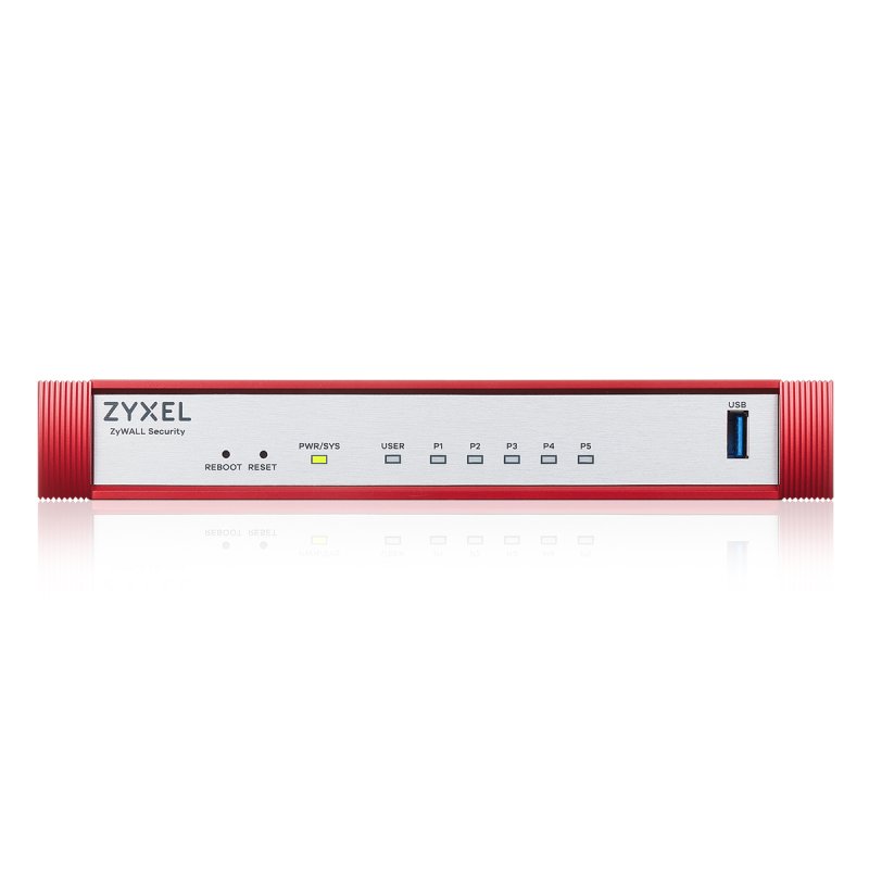Zyxel - USGFLEX50H-EU0101F 5 Gigabit user-definable ports, 1*USB with 1 YR Entry Defense Pack