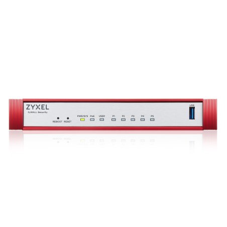 Zyxel - USGFLEX50HP-EU0101F 5 Gigabit user-definable ports, 1*1G PoE , 1*USB with 1 YR Entry De