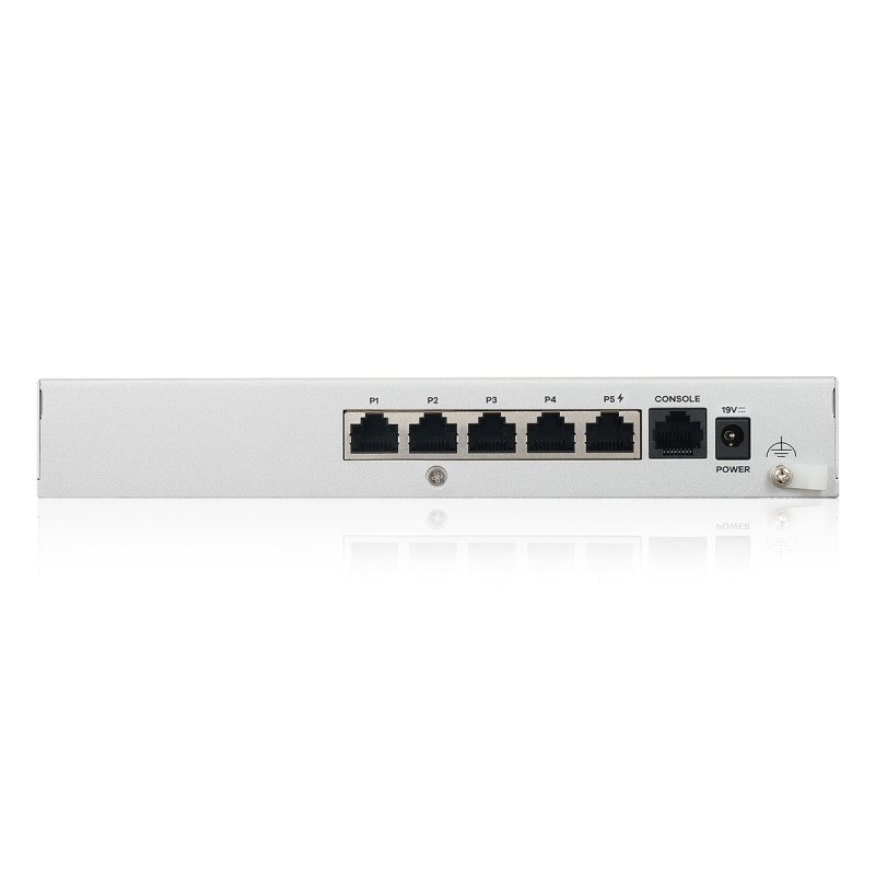Zyxel - USGFLEX50HP-EU0102F 5 Gigabit user-definable ports, 1*1G PoE , 1*USB with 1 YR Gold Security Pack
