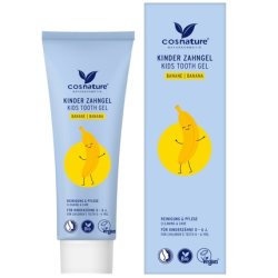 Cosnature Kids Tooth Gel Banana Flavor For Children 0-6 Years, 75ml