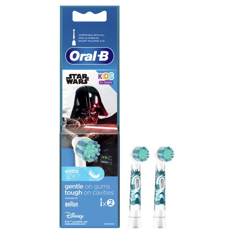 Oral-B 80352136 toothbrush head 2 pc(s) White
