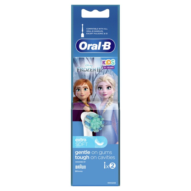 Oral-B Kids Replacement Brush Heads, Pack Of 2