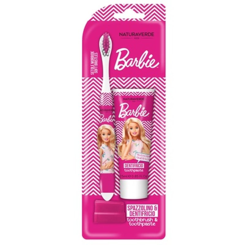 Naturaverde | Kids - Mattel Barbie - Children's Mouthwash Set, Strawberry And