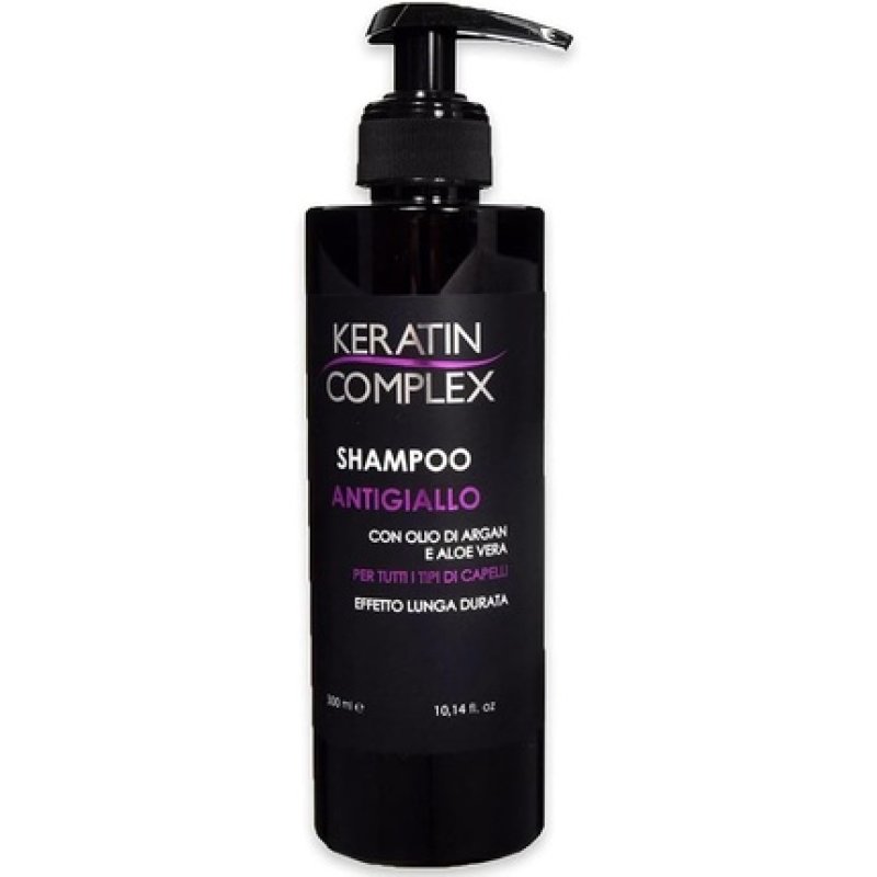 Retinol Complex Anti-Yellow Shampoo with Argan Oil and Aloe Vera Long-Lasting Effect
