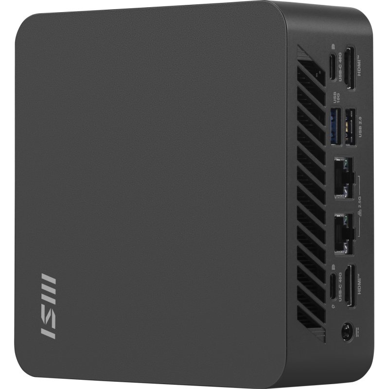 MSI Cubi Z AI 8M R7 8845HS FS 16GB 1TB W11 AMD Ryzen? 7 16 Go DDR5-SDRAM 1,02 To SSD Windows 11 Pro Mini PC Noir