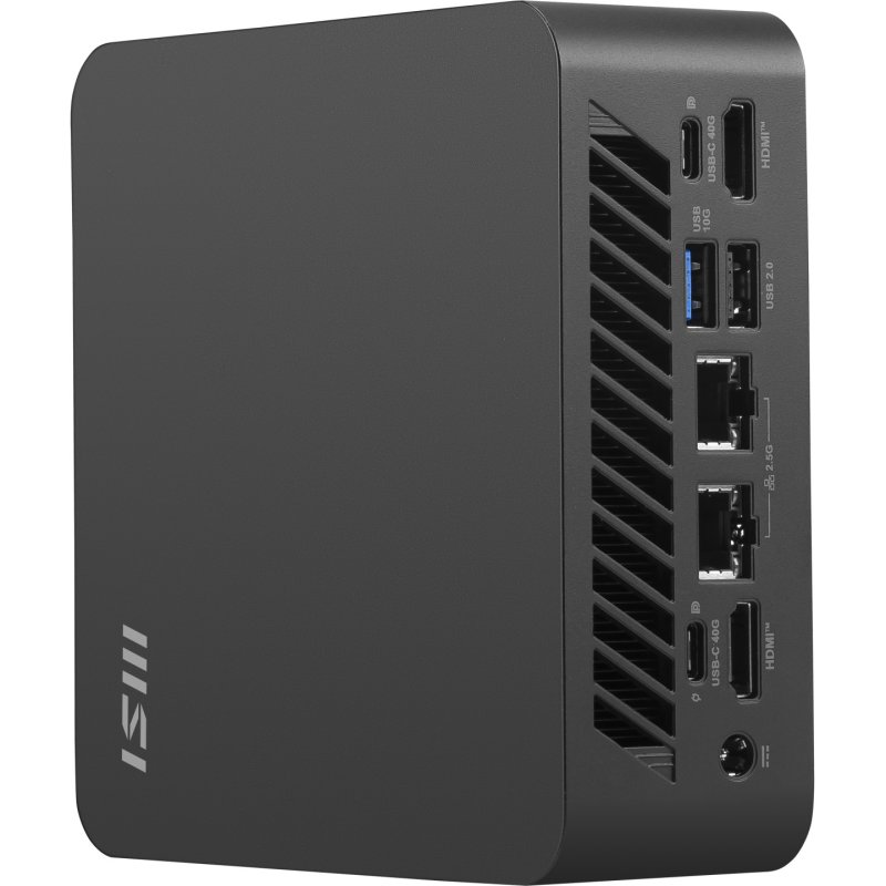 MSI Cubi Z AI 8M AMD Ryzen 7 8845HS, Desktop PC, SFF, Mini Computer, HTPC, (16GB RAM, 1TB Storage, Windows 11 PRO), AMD