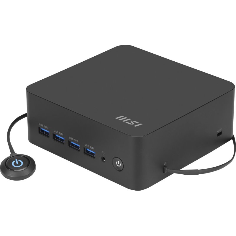 MSI Cubi Z AI 8M AMD Ryzen 7 8845HS, Desktop PC, SFF, Mini Computer, HTPC, (16GB RAM, 1TB Storage, Windows 11 PRO), AMD