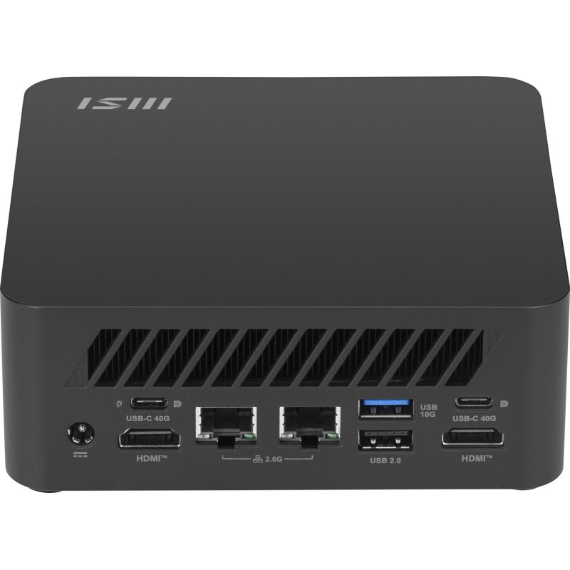 MSI Cubi Z AI 8M R7 8845HS FS 16GB 1TB W11 AMD Ryzen? 7 16 Go DDR5-SDRAM 1,02 To SSD Windows 11 Pro Mini PC Noir