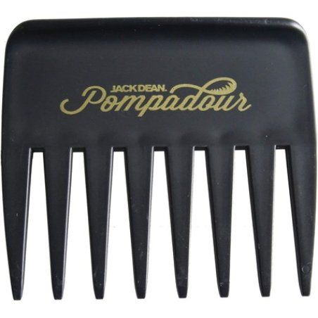 Jack Dean Pompadour Streaker Comb - Black