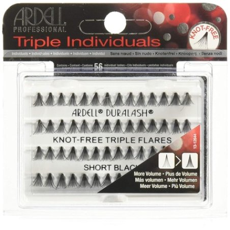 ARDELL Triple Individuals Knot-Free Short Black 25g