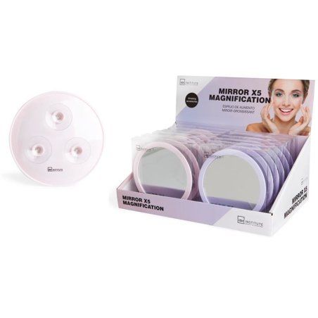 IDC Institute 28005R makeup mirror Suction cup Round Assorted colours