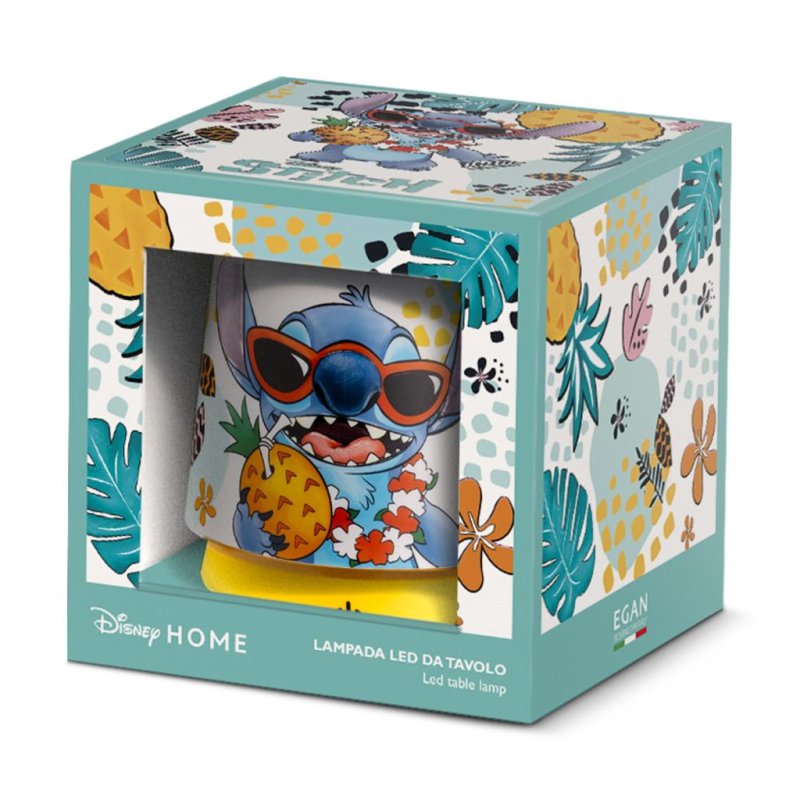 STITCH - Blanc - Lampe de Bureau LED Rechargeable - 11cm