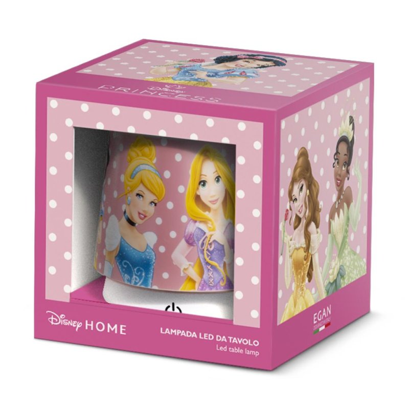 PRINCESSES - Lampe de Bureau LED Rechargeable - 11cm