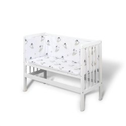 Babytrold - Bedside crib White