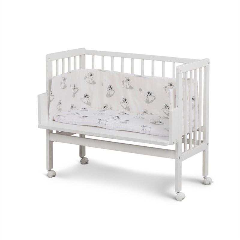 BabyTrold 16-09H Lit pour bébé Lit-bébé Blanc