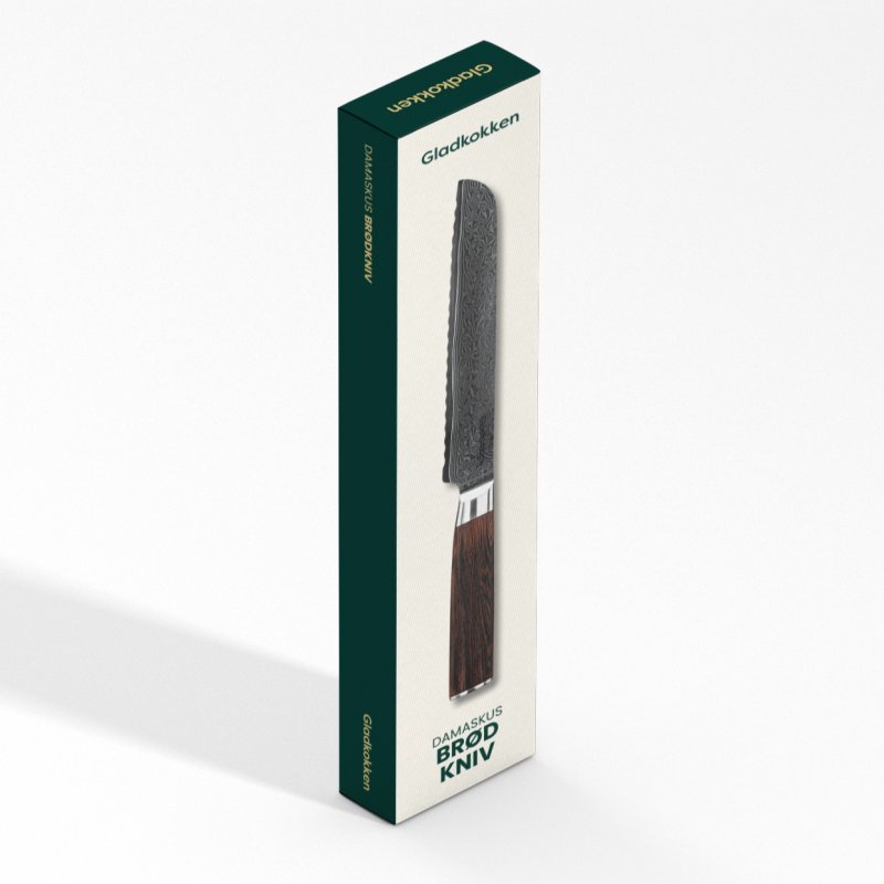 Gladkokken - Damascus bread knife - 20 cm