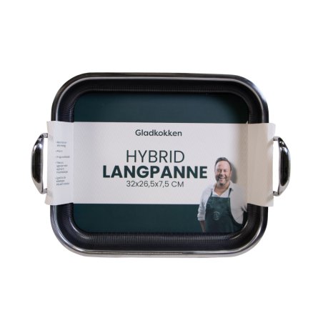 Gladkokken - Hybrid roaster - 32 x 26.5 x 5.5 cm