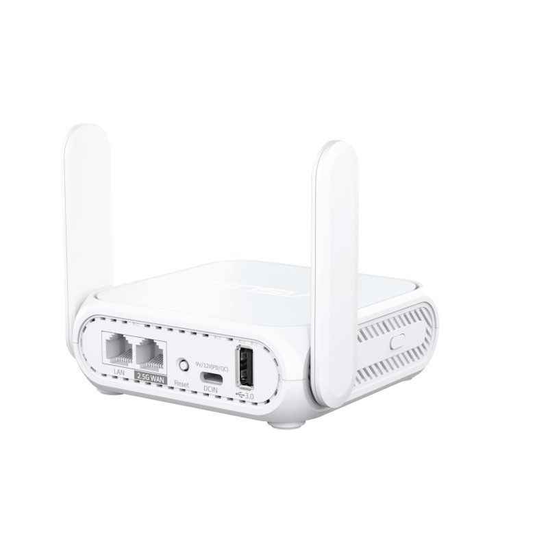 ASUS RT-BE58 Go wireless router 2.5 Gigabit Ethernet Dual-band (2.4 GHz / 5 GHz) White