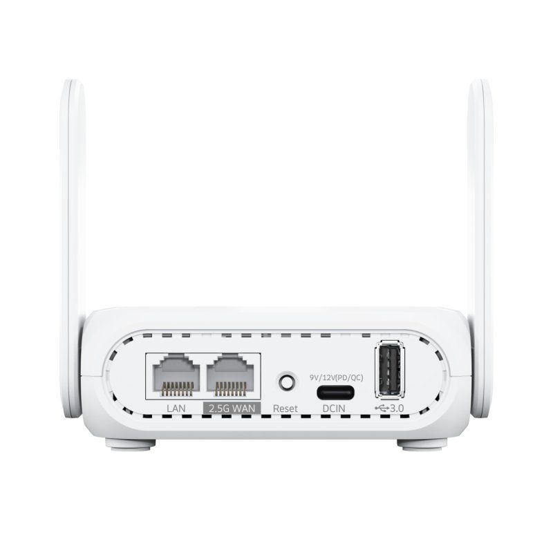 ASUS RT-BE58 Go wireless router 2.5 Gigabit Ethernet Dual-band (2.4 GHz / 5 GHz) White