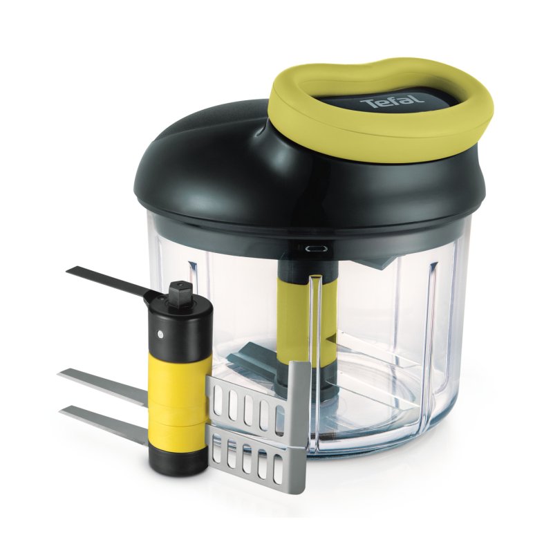 Tefal K13210 ustensile pour râper et émincer Noir, Vert, Transparent