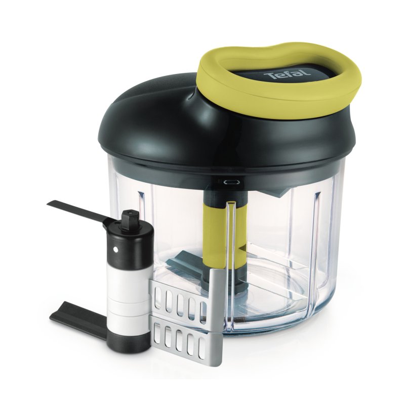 Tefal K13210 manual food chopper Black, Green, Transparent
