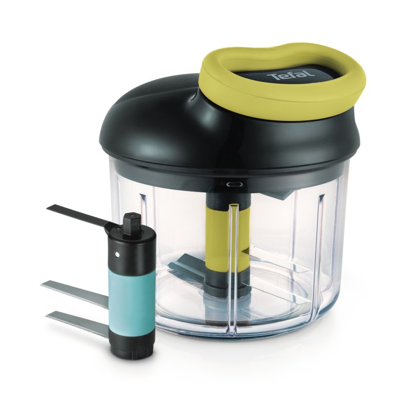 Tefal K13210 ustensile pour râper et émincer Noir, Vert, Transparent