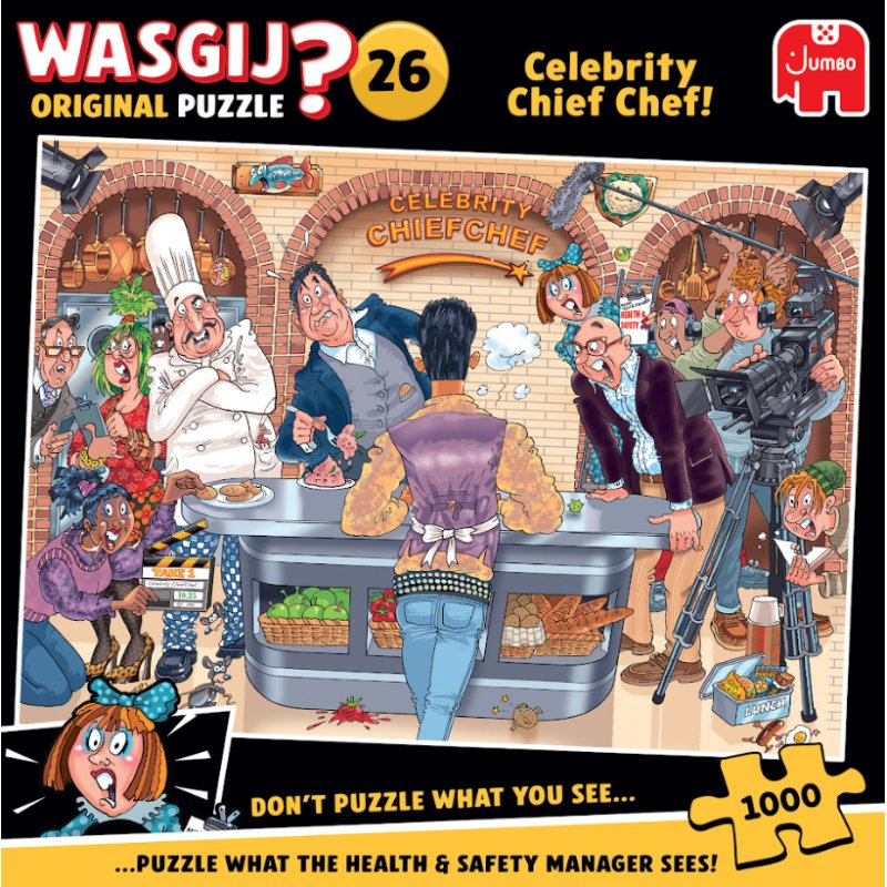 Wasgij - Original 26 - Celebrity Chief Chef! (1000 pieces) (1119802038)