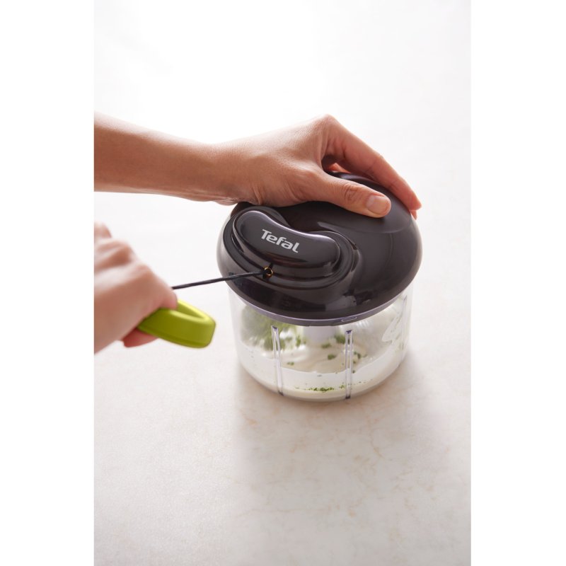 Tefal K13210 ustensile pour râper et émincer Noir, Vert, Transparent