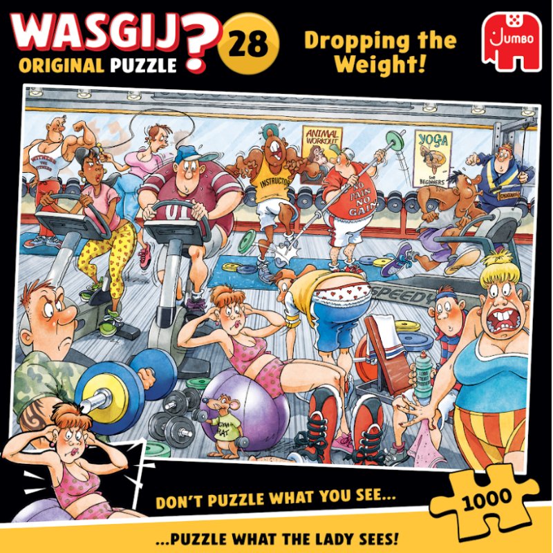 Wasgij - Original 28 - Dropping The Weight! (1000 pieces) (1119802039)