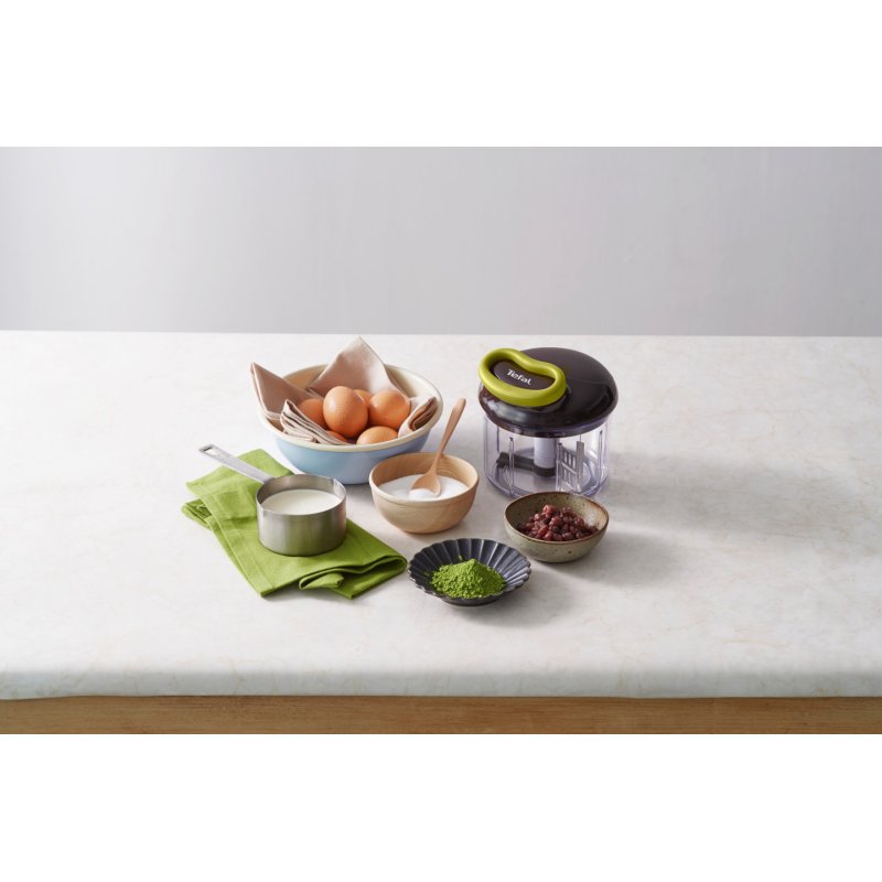 Tefal K13210 manual food chopper Black, Green, Transparent
