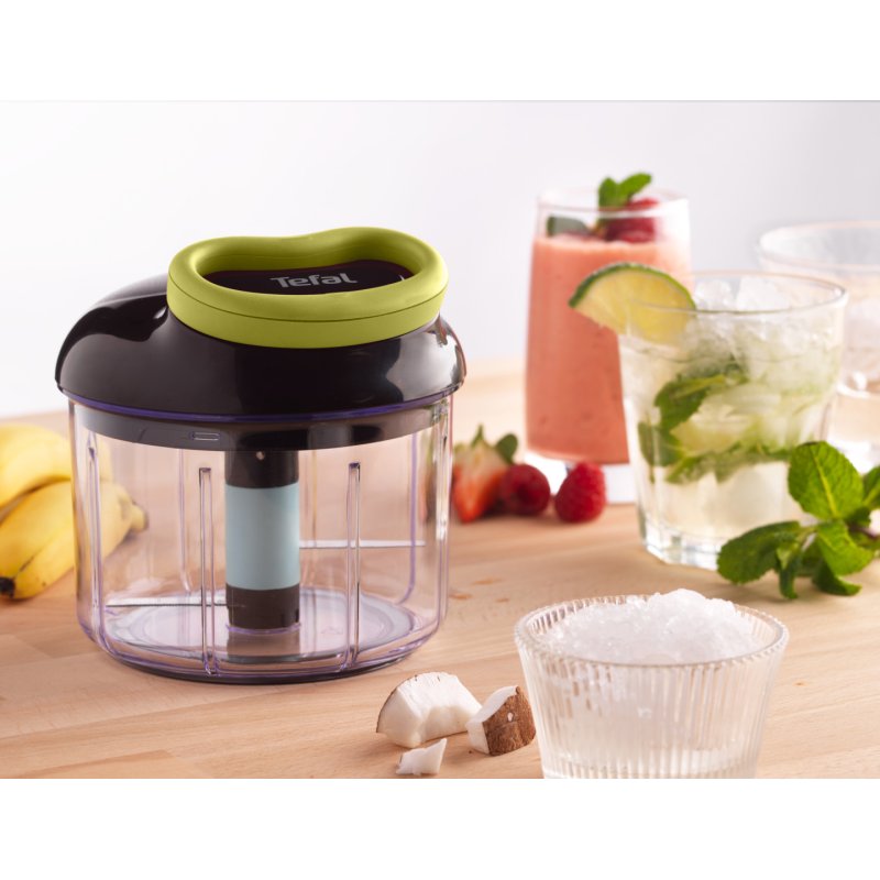 5-Sekunden Zerkleinerer, Maxi-Kit mit 4 Klingen (schwarz/grün, manuell, 900ml)