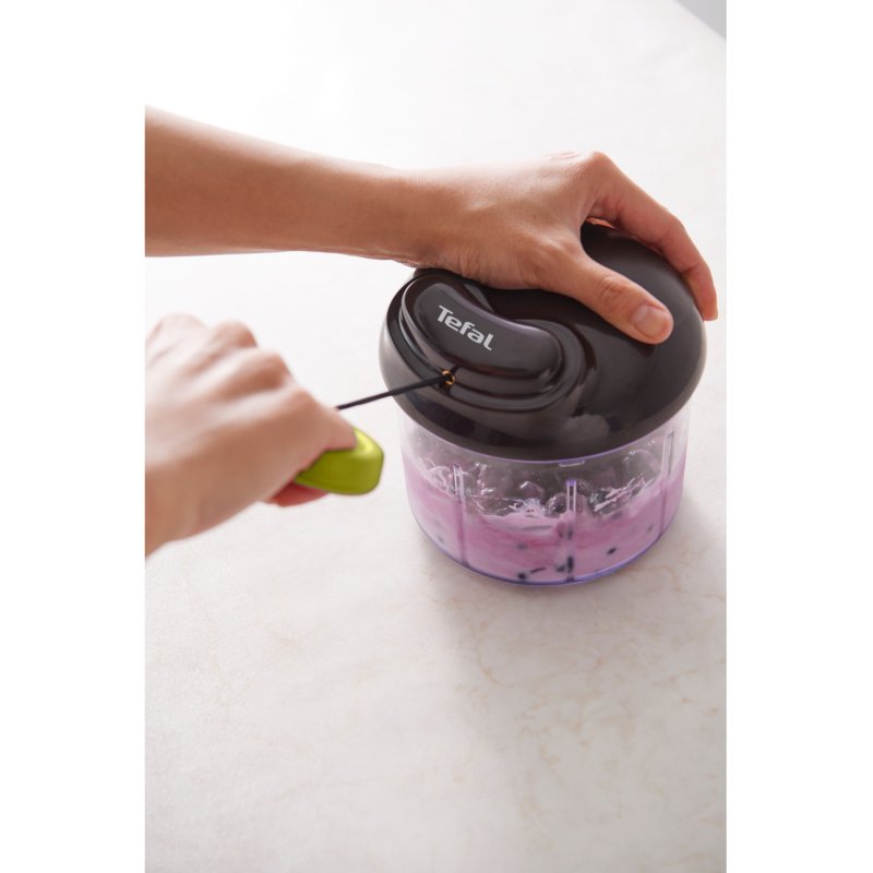 Tefal K13210 manual food chopper Black, Green, Transparent