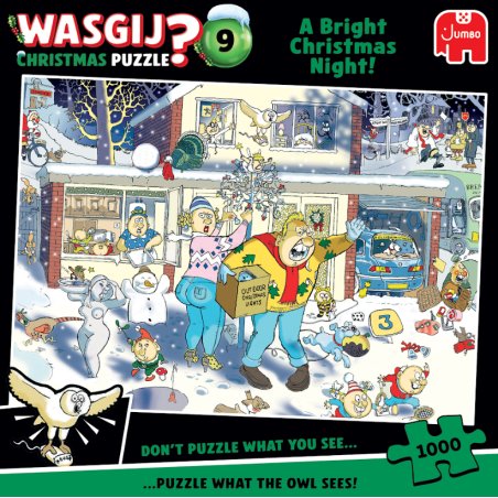 Wasgij - Christmas 9 - A Bright Christmas Night! (1000 pieces) (1119802044)