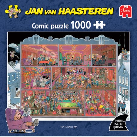 Jan van Haasteren - The Grand Cafe (1000 pieces) (1119802052)