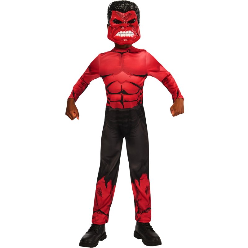 Rubies - Child Costume - Red Hulk (122-128 cm)