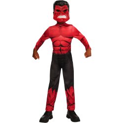 Rubies - Child Costume - Red Hulk (98-104 cm)