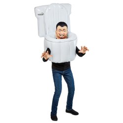 Rubies - Skibidi Toilet Blow-Up Child Costume (6-8 years)