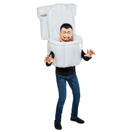 Rubies - Skibidi Toilet Blow-Up Child Costume (6-8 years)