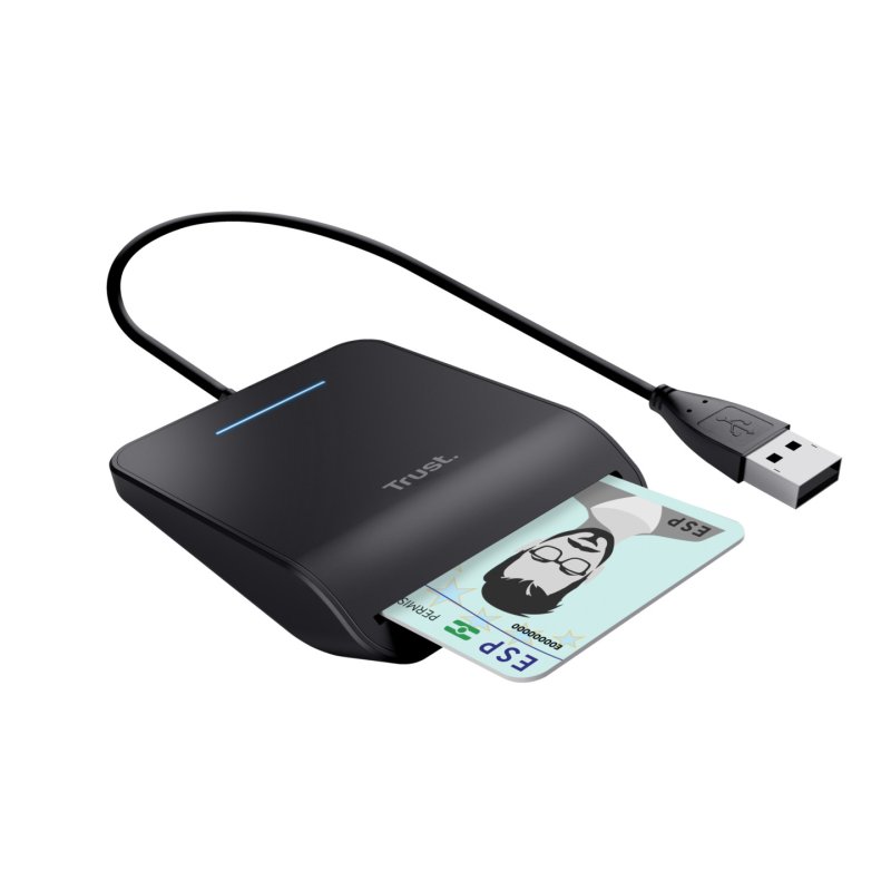 Trust Primo lecteur de cartes à puce Intérieure USB CardBus USB 2.0 Noir