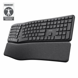 Trust Keyra Ergonomic multidevice wireless keyboard
