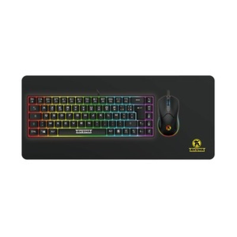 COMBO GAMING SENTAI C05 3 EN 1 CLAVIER COMPACT SOURIS TAPIS XXL