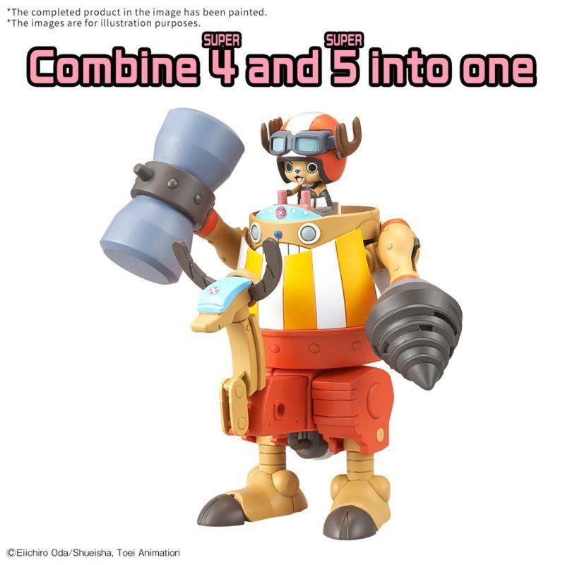 ONE PIECE- Chopper Robo Supper 4&5 Kung Fu ...& Walk Hopper -Model Kit