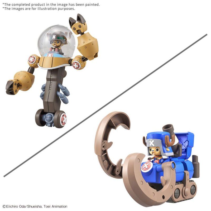ONE PIECE- Chopper Robo Supper 2&3 Heavy Armor & Horn Dozer -Model Kit