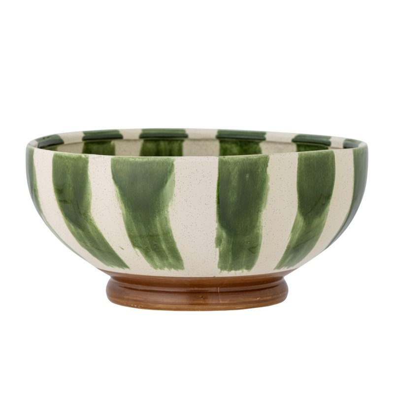 Bloomingville - Shakti Bowl - Green - Stoneware
