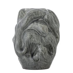 Bloomingville - Vuelle Vase - Grey - Stoneware