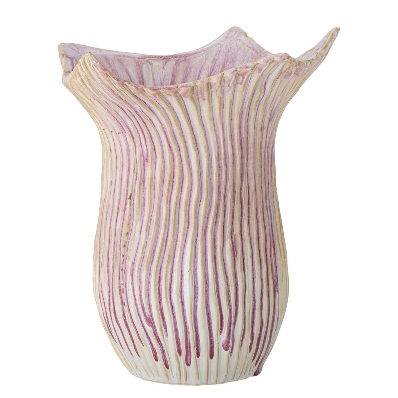 Bloomingville - Floral Vase - Rose - Stoneware
