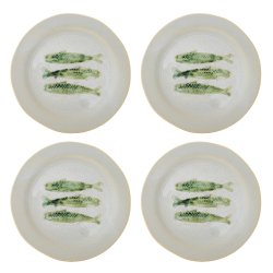 Bloomingville - Hadden Plate - Green - Stoneware