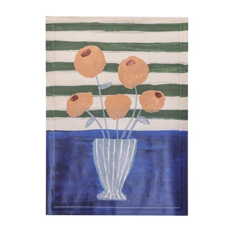 Bloomingville - Florinda Illustration - Blue - Firwood