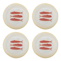 Bloomingville - Hadden Plate - Red - Stoneware