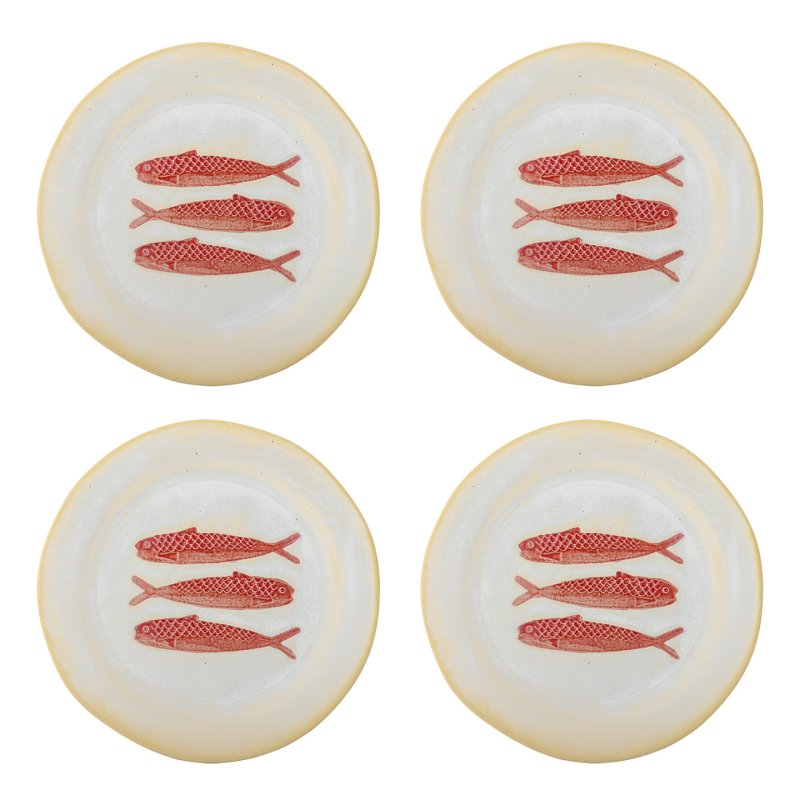 Bloomingville - Hadden Plate - Red - Stoneware
